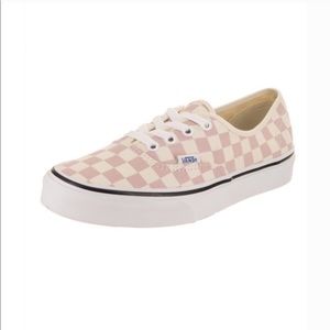 Vans Authentic Checkerboard Caulk Pink Shoes